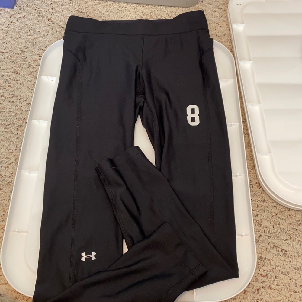under armour black leggings medium